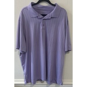 Reebok Polo Golf Shirt Size 2XL Mens Purple Golfing Lightweight Casual